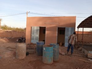 Ein Bild von den vortschreitenden Bauarbeiten für das neue Gebäude